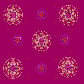 Sunring Mandala Magenta