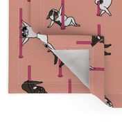 French Bulldog Pole Dancing Club