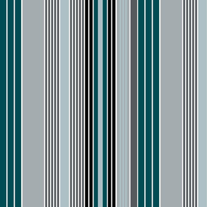 The Green the Grey and the Black: Stripe Happy - Vertical