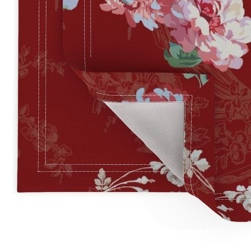 Tamberlyne Toile cranberry