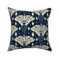 La maison des papillons - Butterflies Navy & Mint