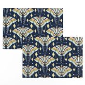 La maison des papillons - Butterflies Navy & Mint