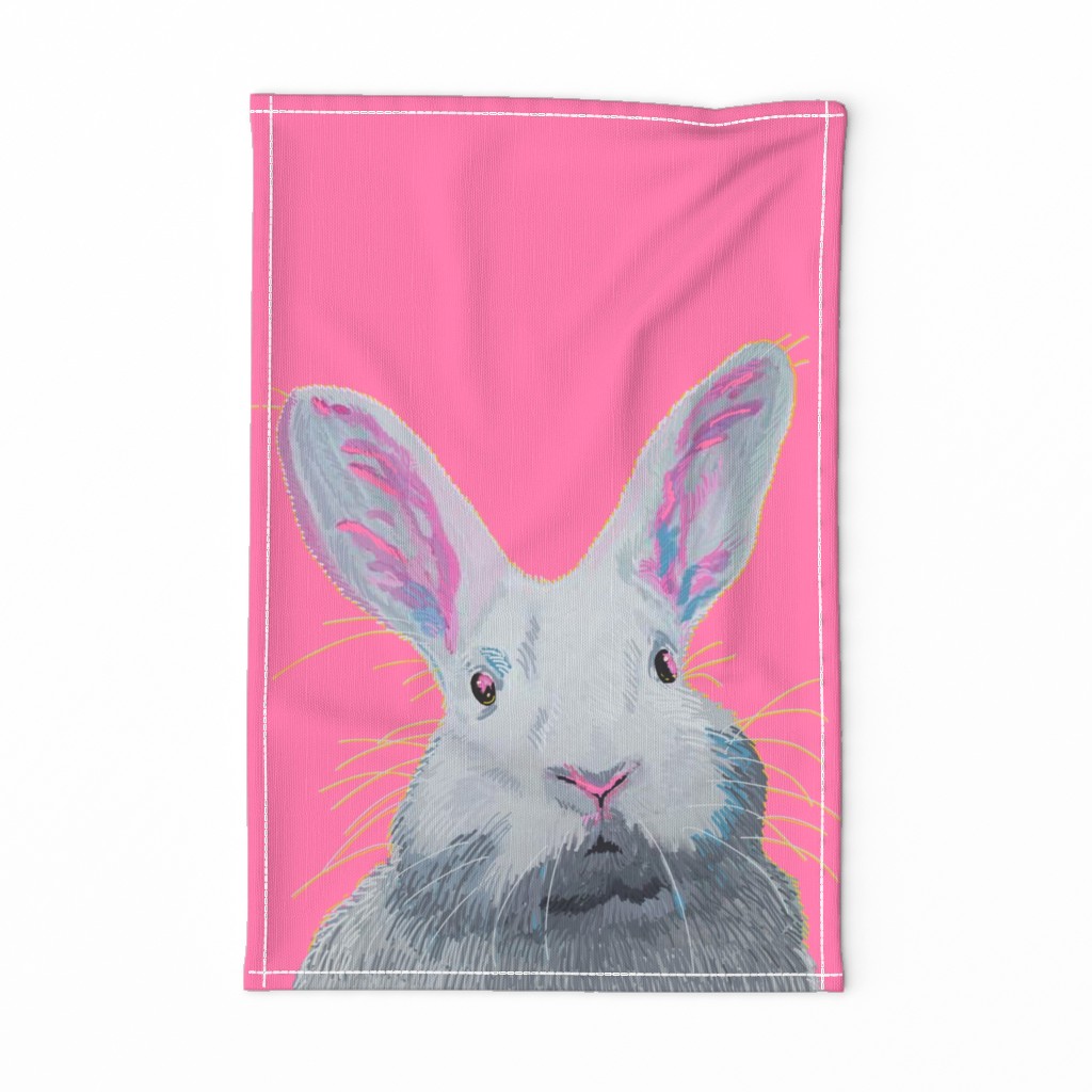 Funny BunnyTea Towel
