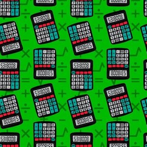 Cheeky School Calculator - Green