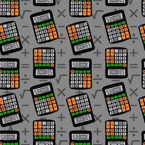 Cheeky School Calculator - Grey