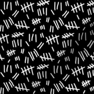 Tally Marks (black - smaller scale)