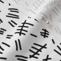 Tally Marks (white - smaller scale)