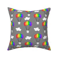 Dental Rainbow Parachute Jump / Teeth-Tooth  