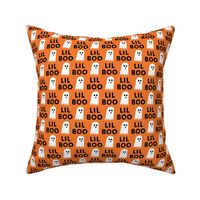 Lil Boo - Ghost - Halloween fabric - orange - LAD19