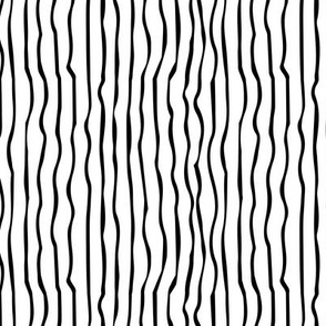 Abstract lines. Black and white