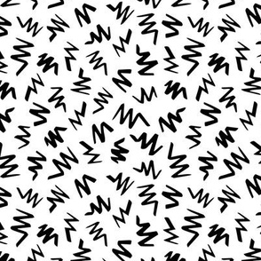Abstract zigzag. Black and white