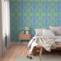 Colorful Pastel Art Deco Patchwork Pattern