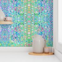 Colorful Pastel Art Deco Patchwork Pattern