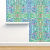 Colorful Pastel Art Deco Patchwork Pattern