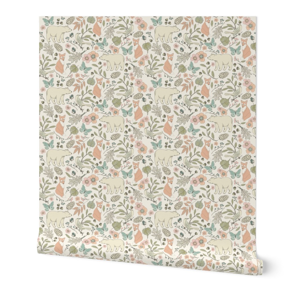 Autumn Pastel - Mini - Cream  