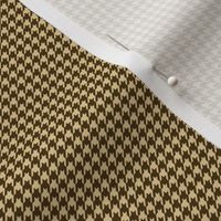 Brown and tan houndstooth check