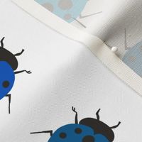 Rainbow Ladybugs Tea Towel