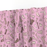 Funny adult penis print dicks body theme pink