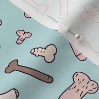 Funny adult penis print dicks body men willies theme blue