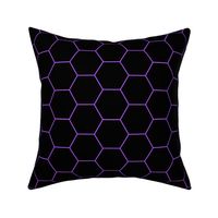 Pattern Hexagons Neon (Purple)