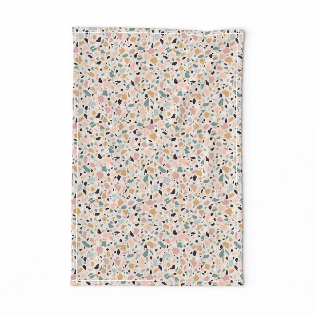 Colorful Pink Terrazzo (Large scale)