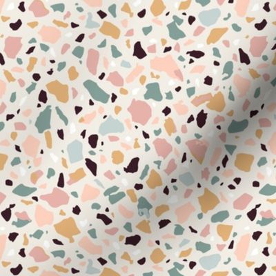 Colorful Pink Terrazzo (Large scale)