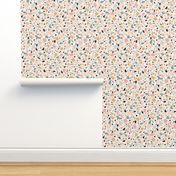 Colorful Pink Terrazzo (Large scale)