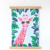 cool giraffe tea towel