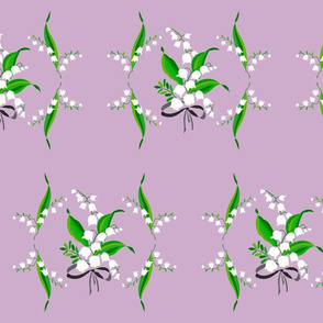 Maiglockchen Weisse Blumen Blumchentapete Spoonflower