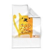 Cute Cat Tea Towel