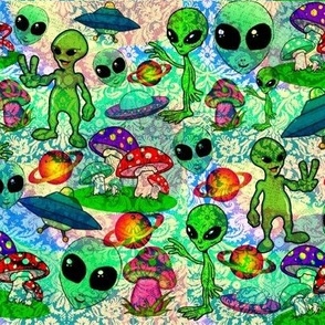Aliens and Mushrooms 