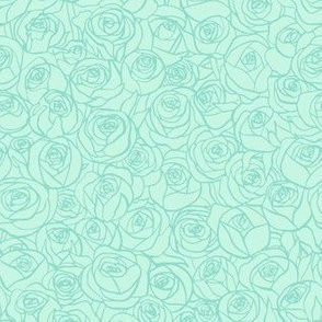 ranunculus floral - mint