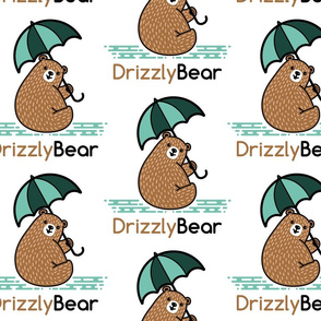 Cute Drizzly Bear Baby Shower Pun