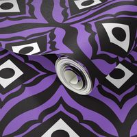 Trevino - Geometric Purple & Black