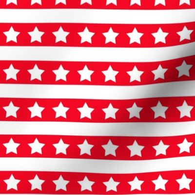 Red And White Stars And Stripes