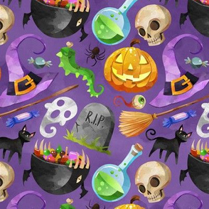 Halloween mix poison witches brew skull pumpkin 