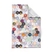 R Hex Fabric (small hexes)