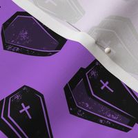 Halloween Coffins - Purple 2 - LAD19