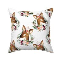 paprika floral fawn with crown 6"