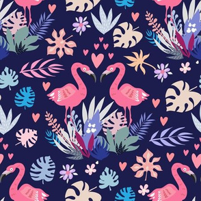 Flamingo pattern