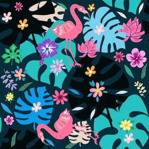 Flamingo pattern