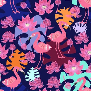 Flamingo pattern