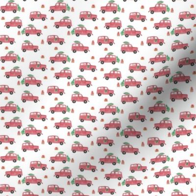 Red Christmas Jeep Small Repeat