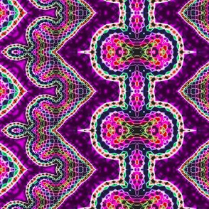 Purple Mosaic Zigzag