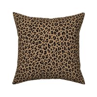 ★ LEOPARD PRINT in ICED COFFEE BROWN ★ Small Scale / Collection : Leopard spots – Punk Rock Animal Print