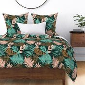 Urban Jungle Boho Palm Leaf Pattern