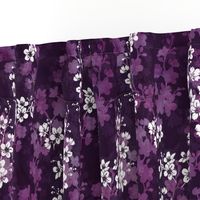 Cherry blossom in deep purple