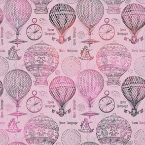 Vintage Travel Hot Air Balloons