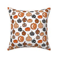 mystical pumpkin fabric, scary fabric, halloween fabric, fall fabric, stars, star fabric, pumpkins, magic pumpkins, magic - white