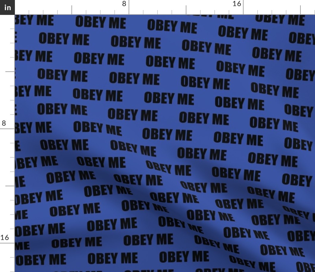 OBEY ME blue